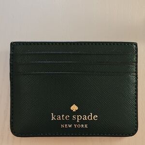Kate Spade Dark Green Card Wallet